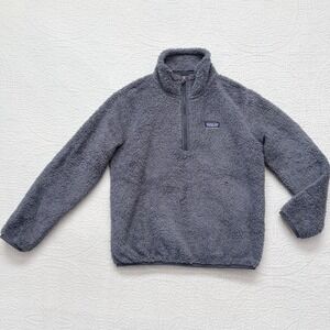 Patagonia Women's Los Gatos 1/4 Zip High-Pile Fleece Pullover, Smolder Blue